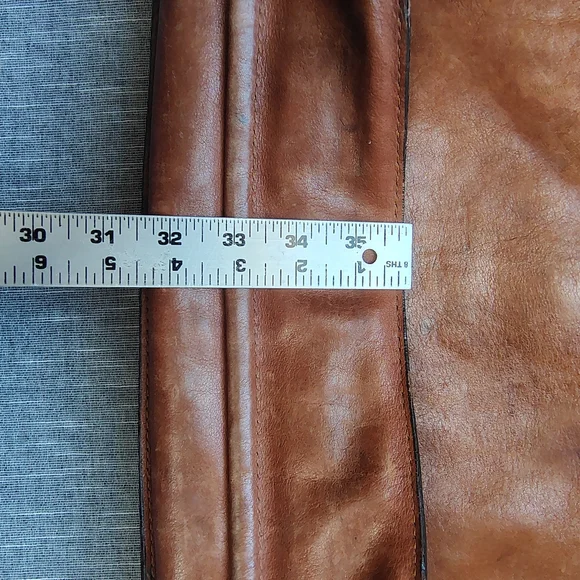 VINTAGE Mulberry Briefcase Leather Portfolio Travel Bag Messenger AUTHENTIC - Picture 8 of 15